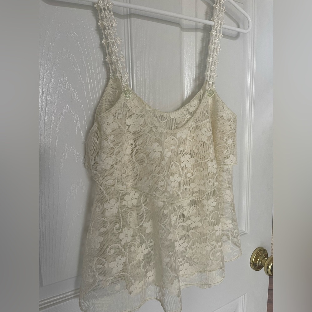 Floral Homemade ruffle blouse 💐